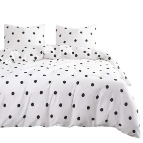 - Black And White Comforter Set Queen, 3 Pieces Cotton Lightweight Bedding Set