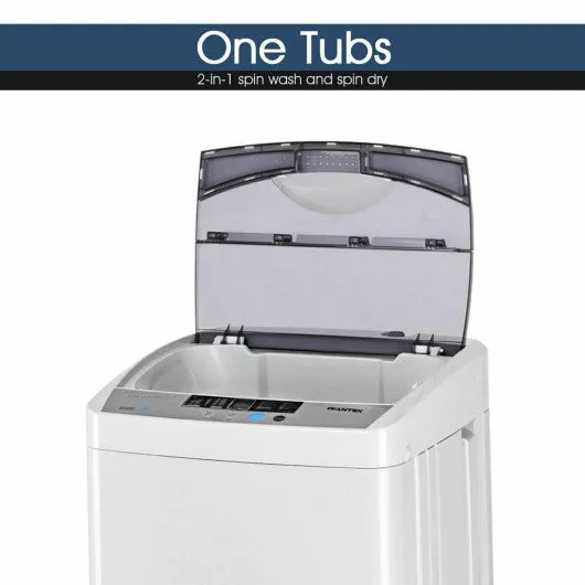 12 lbs Full-automatic Washing Machine with 10 Wash Programs