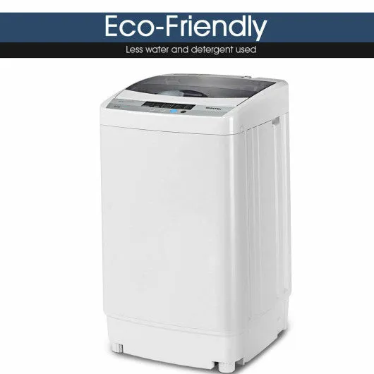 12 lbs Full-automatic Washing Machine with 10 Wash Programs