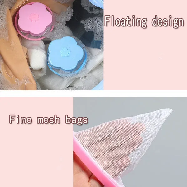 1446 Washing Machine Floating Filter Lint Mesh Bag Net Pouch Hair / Lint Catcher