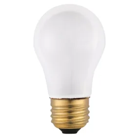 15 Watt A15 Incandescent Frost E26 (Medium) Base, 120 Volt, Box (2-Pack)