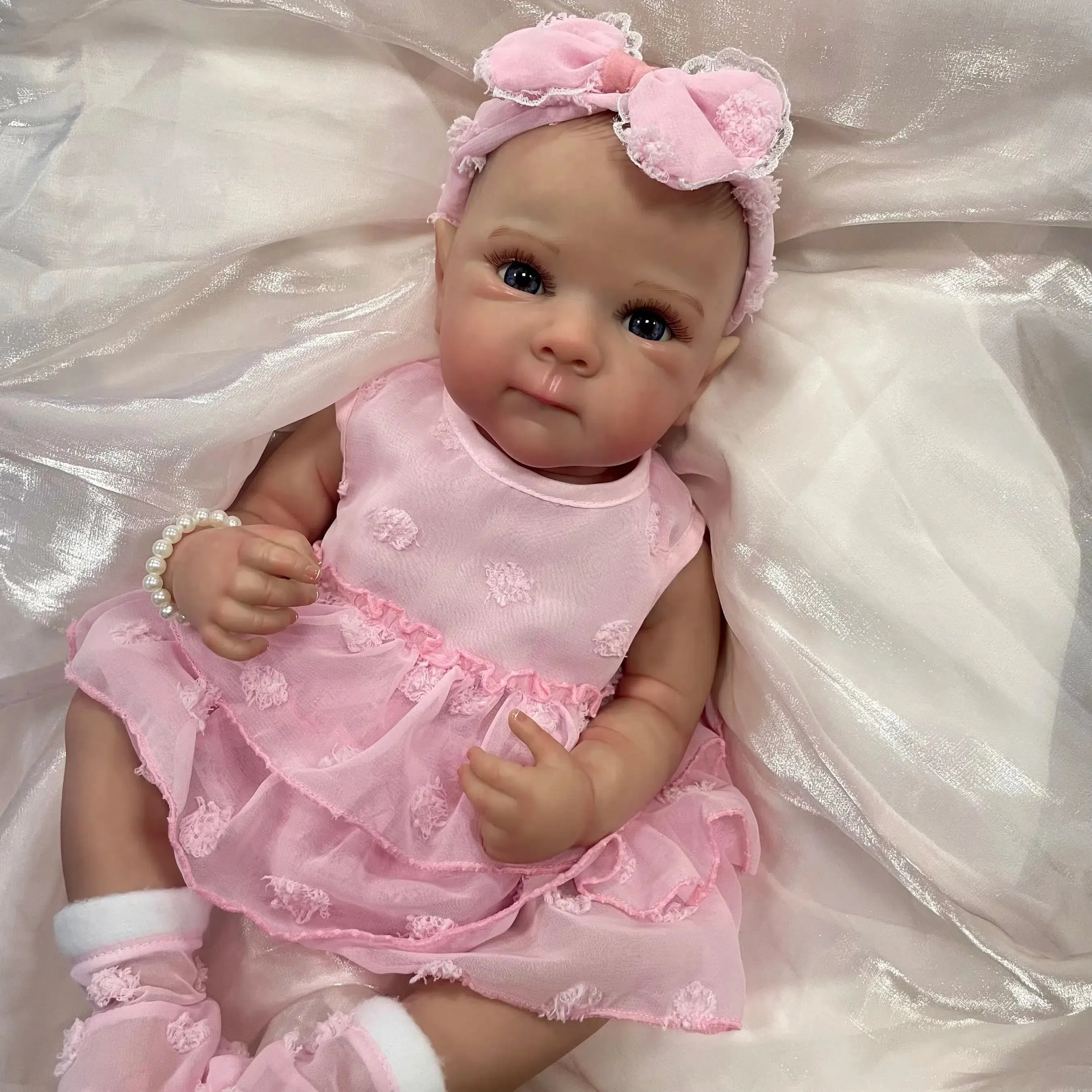 18 Inch Lily Full Body Soft Silicone Vinyl Girl Reborn Baby