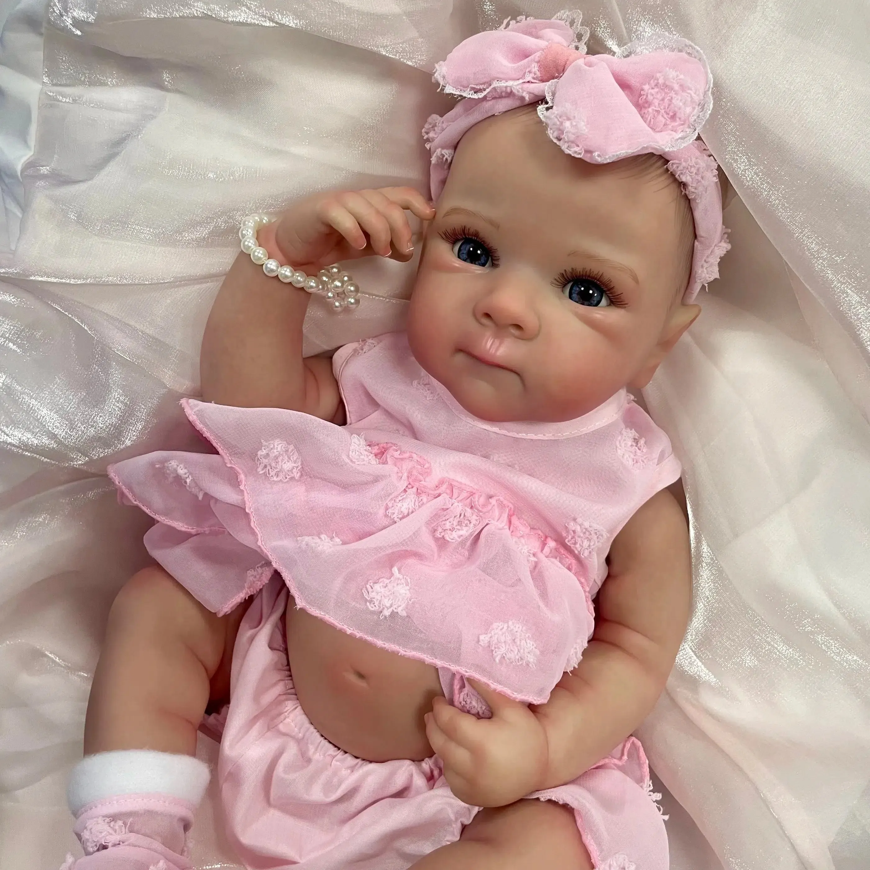 18 Inch Lily Full Body Soft Silicone Vinyl Girl Reborn Baby