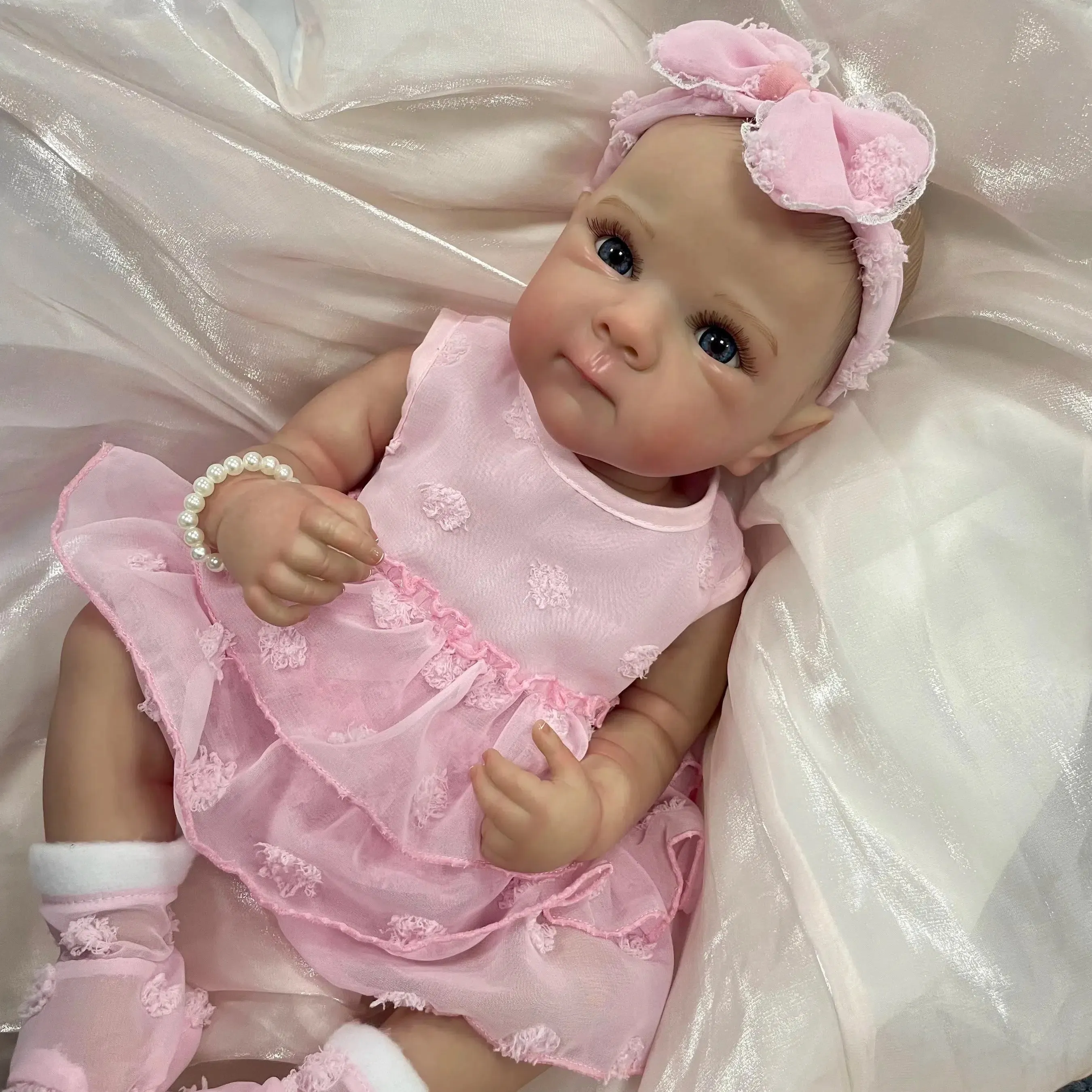 18 Inch Lily Full Body Soft Silicone Vinyl Girl Reborn Baby