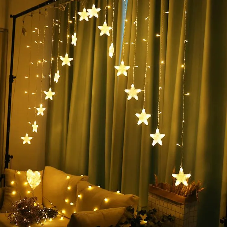 3m Curtain String Light | 16 LEDs Star Plug-In