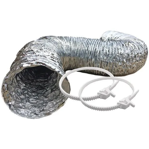 4" x 8ft SilverDuct Dryer Transition Duct Kit