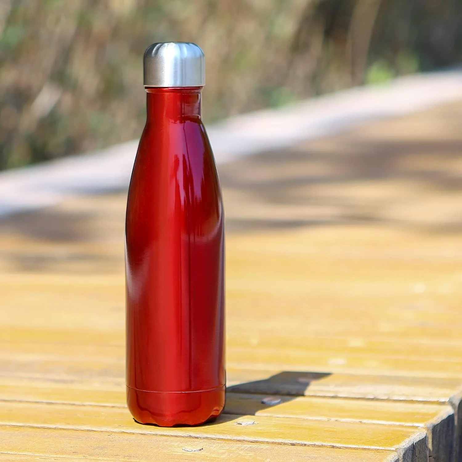 500ML Stainless Steel Water Bottle (Red)