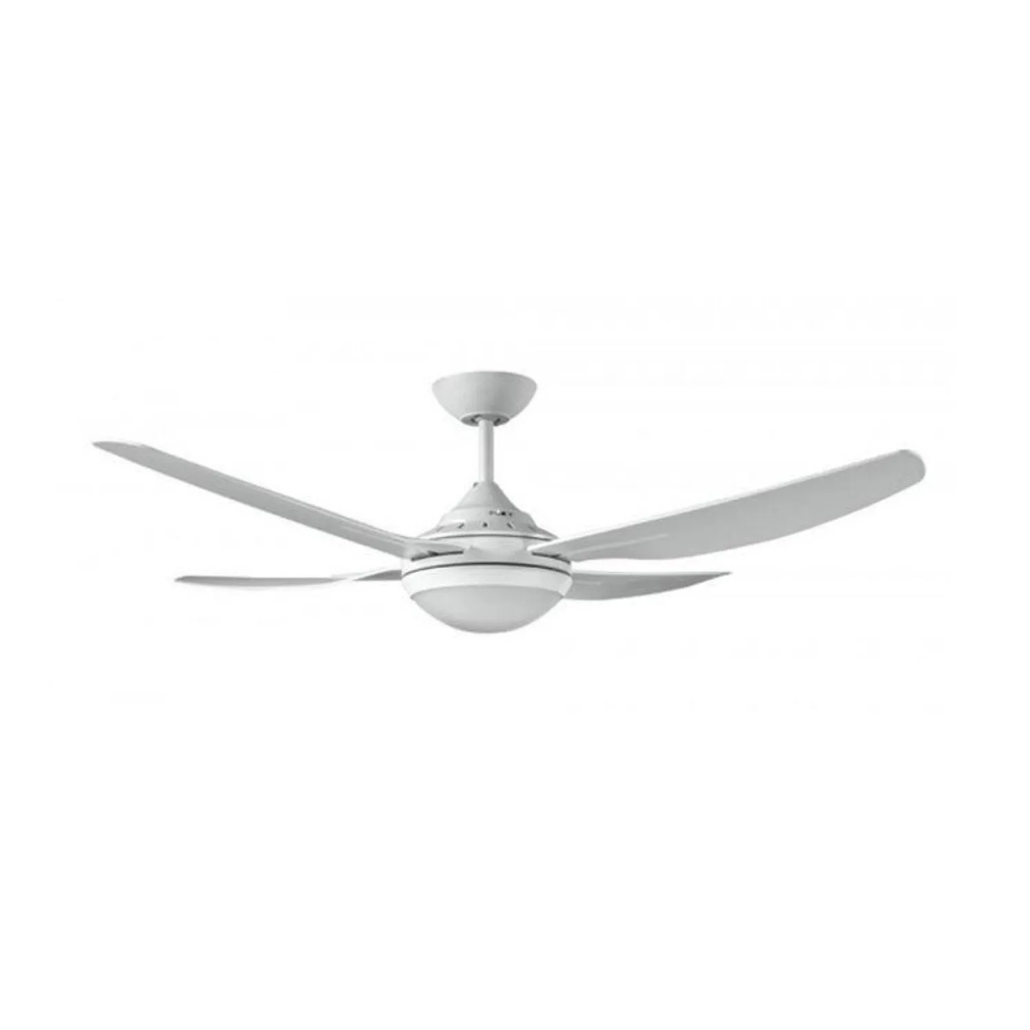 52" (1320mm) Royale II AC Ceiling Fan w Light in White/Titanium/Black