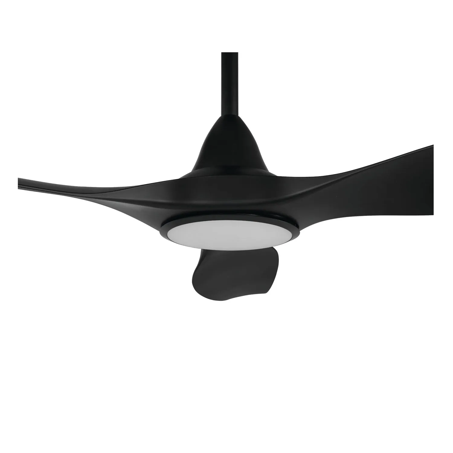 52" Noosa DC Ceiling Fan Black, White, Titanium w/ Light 202969, 202971, 204747 Eglo Lighting