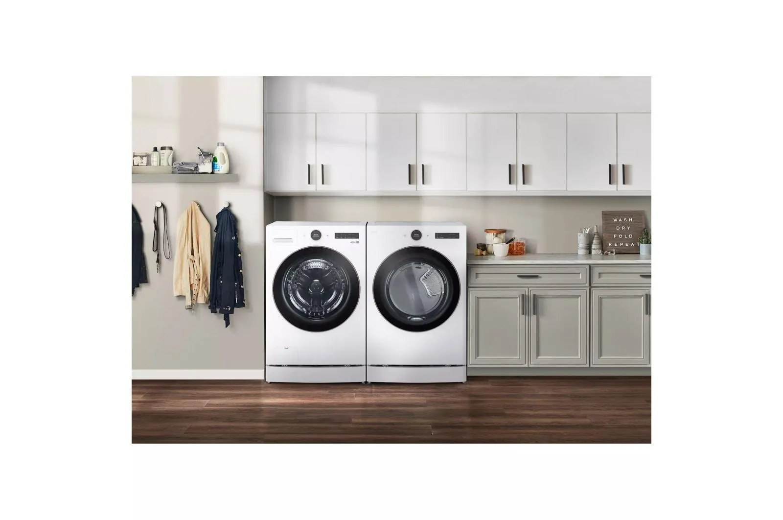 7.4 cu. ft. Smart Front Load Electric Dryer with AI Sensor Dry & TurboSteam(TM) Technology - (DLEX6500W)