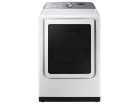 7.4 cu. ft. Smart Gas Dryer with Steam Sanitize  in White - (DVG52A5500W)