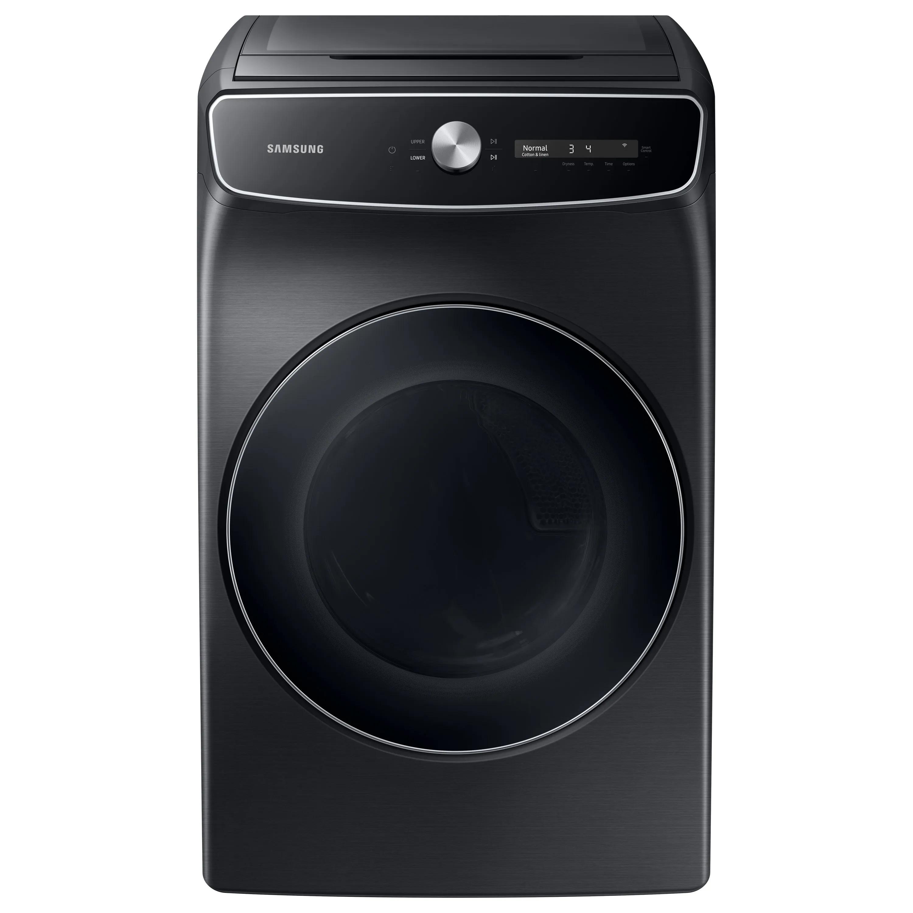 7.5 cu. ft. Smart Dial Electric Dryer with FlexDry(TM) and Super Speed Dry in Brushed Black - (DVE60A9900V)