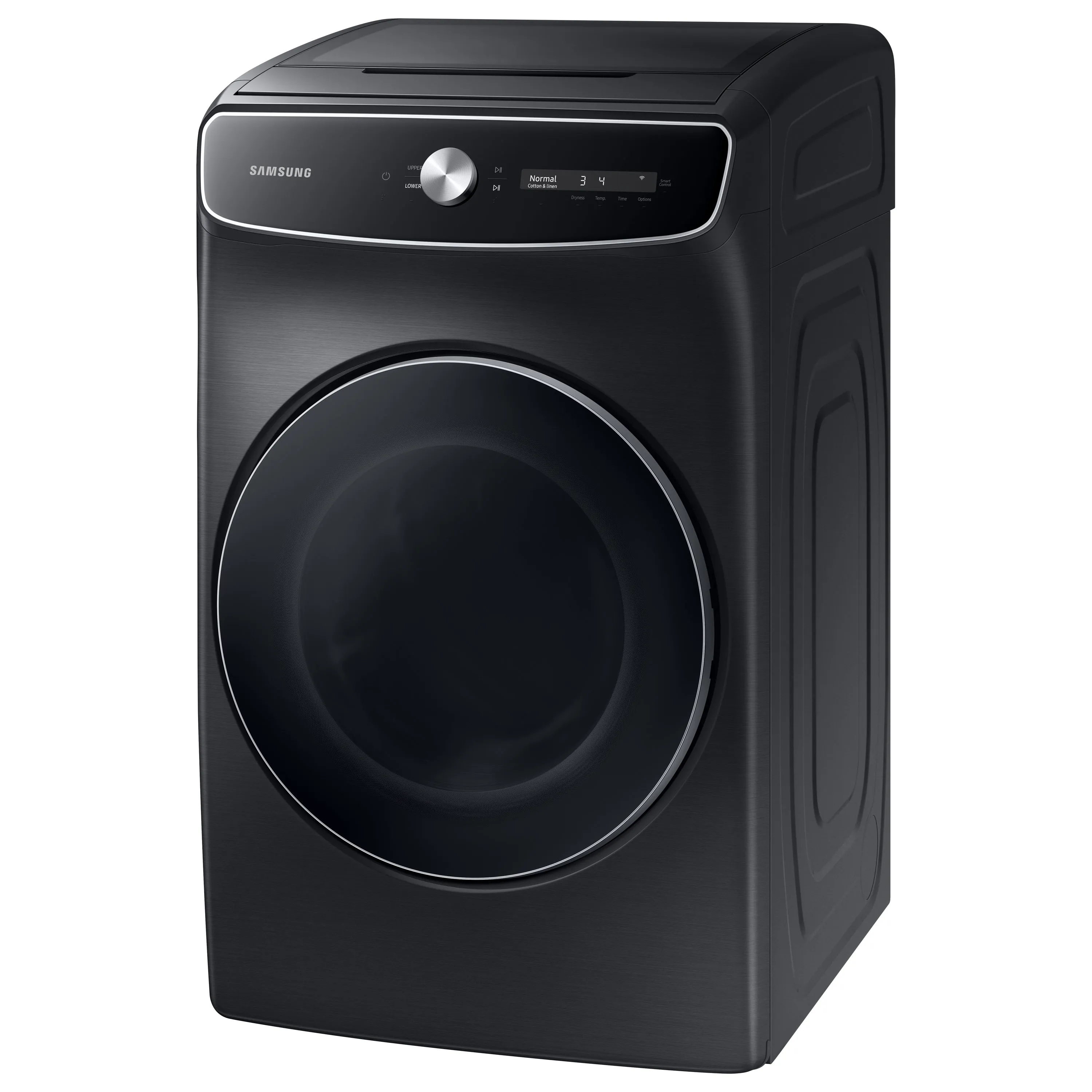 7.5 cu. ft. Smart Dial Electric Dryer with FlexDry(TM) and Super Speed Dry in Brushed Black - (DVE60A9900V)