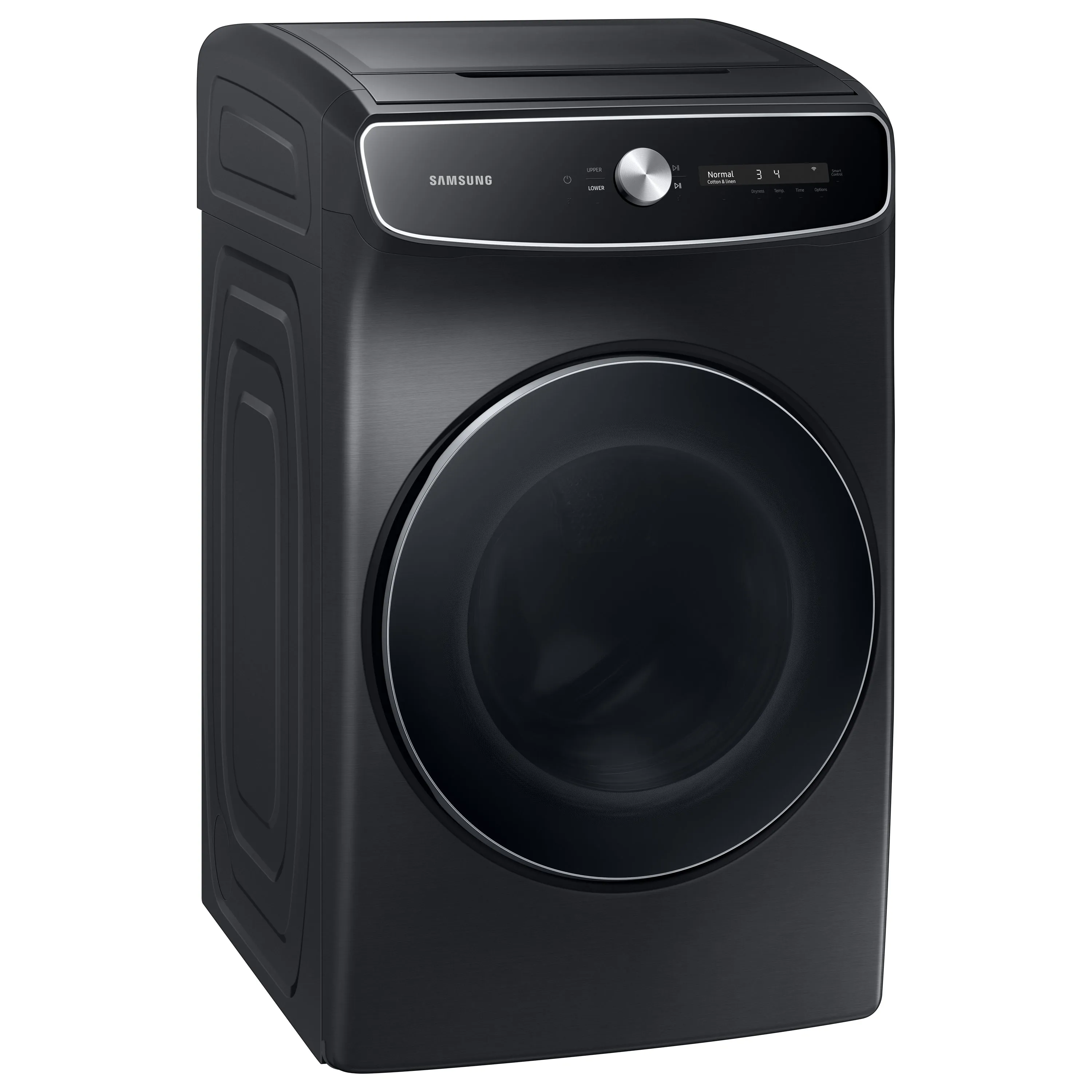 7.5 cu. ft. Smart Dial Electric Dryer with FlexDry(TM) and Super Speed Dry in Brushed Black - (DVE60A9900V)