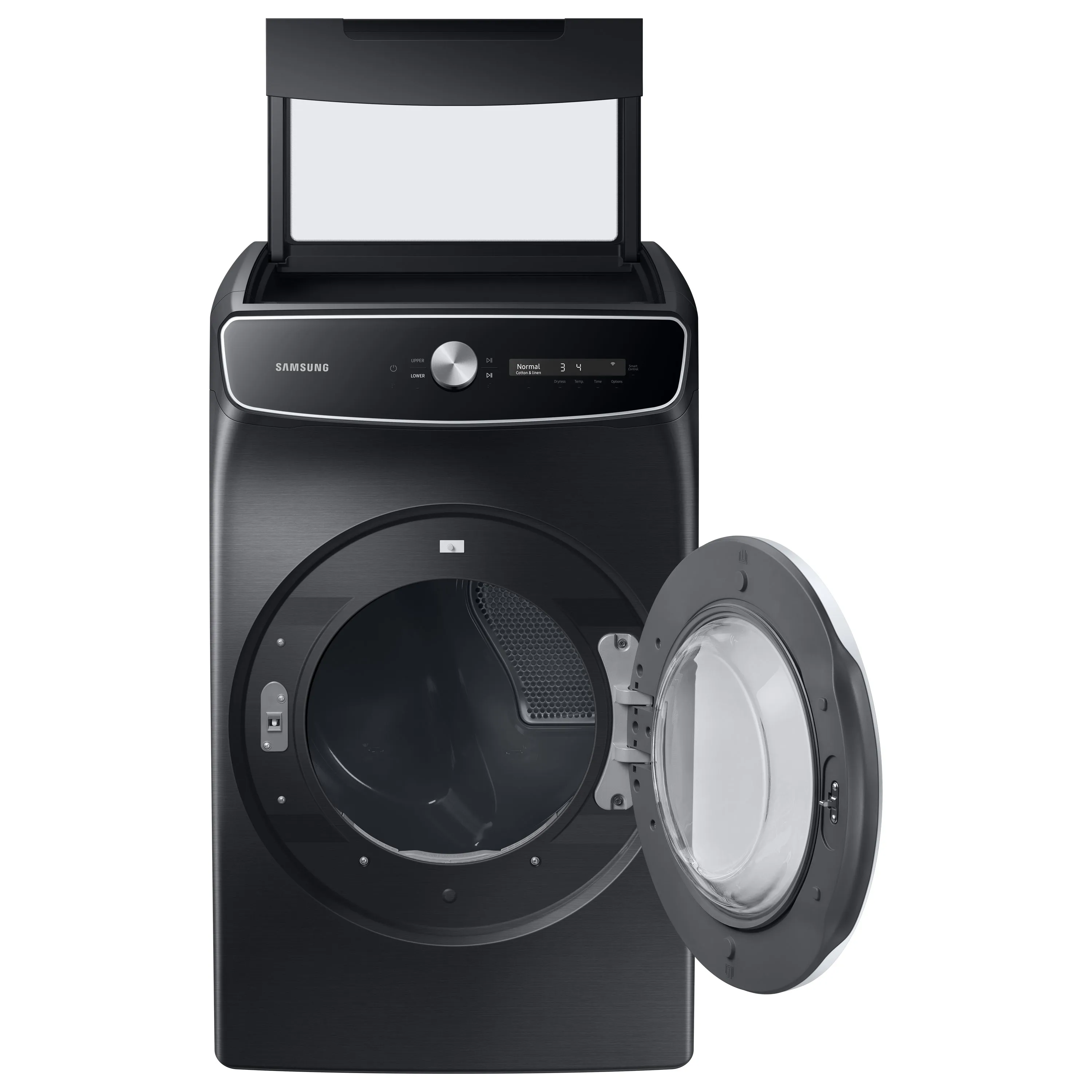 7.5 cu. ft. Smart Dial Electric Dryer with FlexDry(TM) and Super Speed Dry in Brushed Black - (DVE60A9900V)