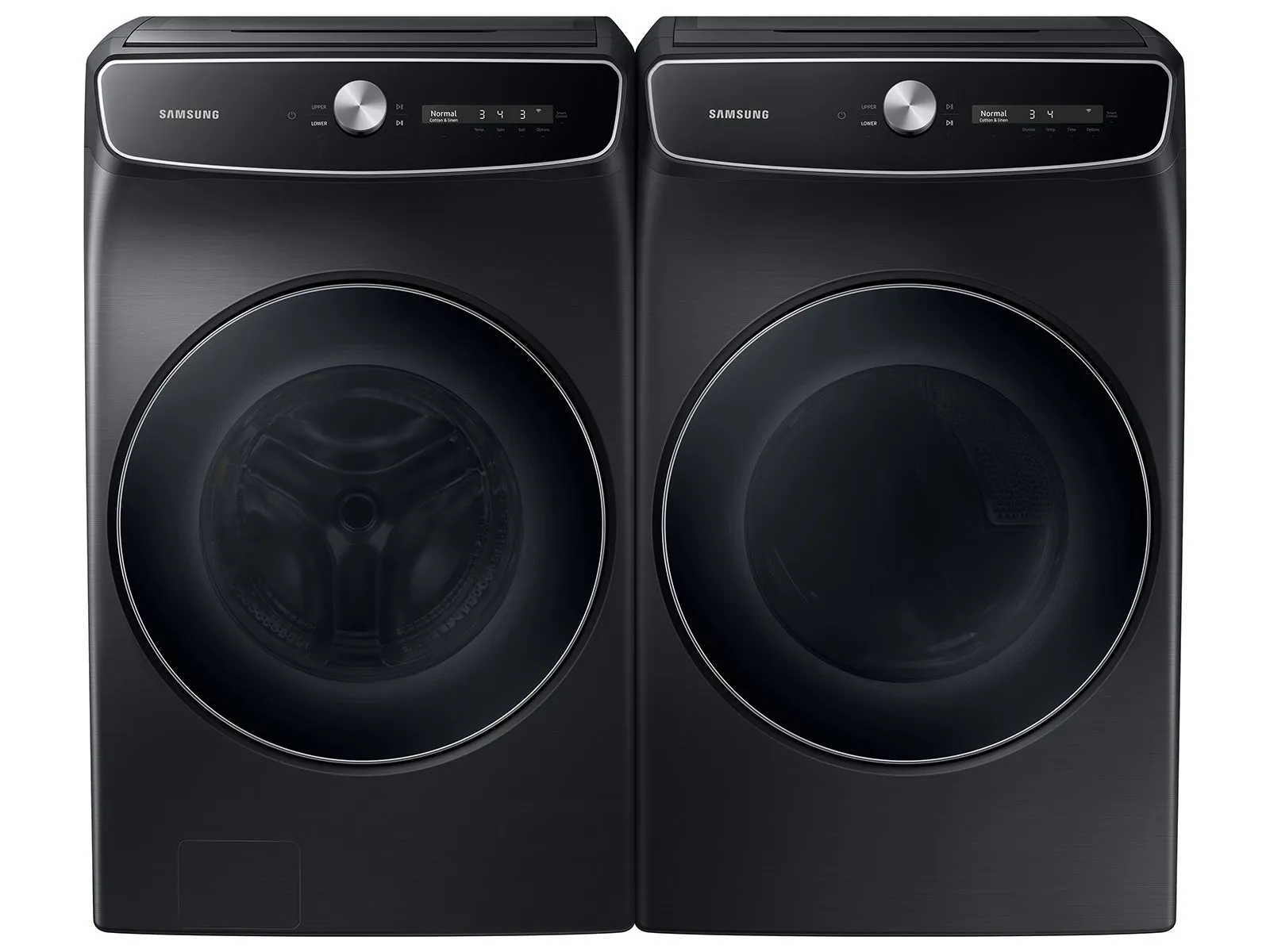 7.5 cu. ft. Smart Dial Electric Dryer with FlexDry(TM) and Super Speed Dry in Brushed Black - (DVE60A9900V)