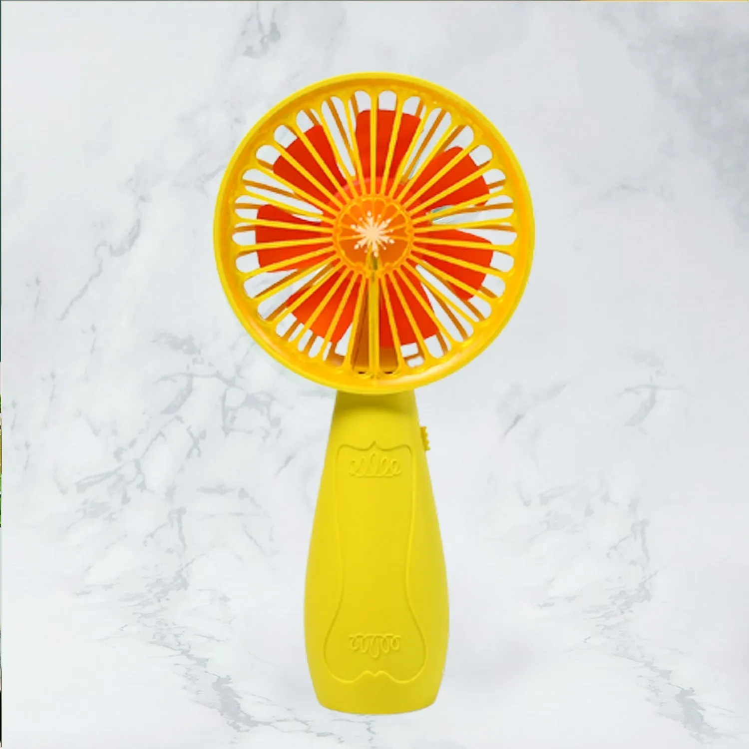 7605 Foldable Handy Light Fans Rechargeable Handheld Mini Fan Electric Personal Fans Hand Bar Desktop Fan (Battery Not Include)