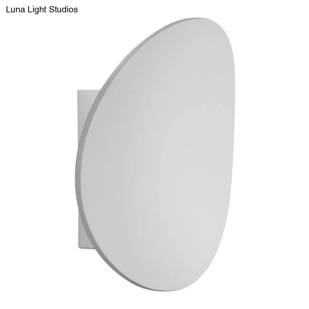 7W LED Round Wall Sconce - Modern Style Bedroom Lighting