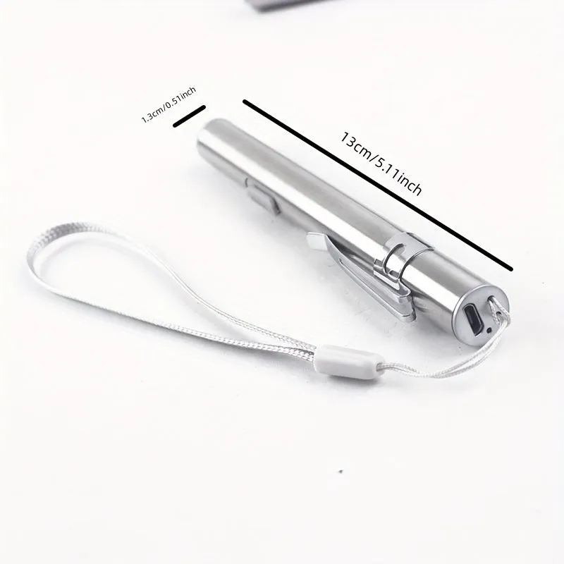 8000 Lumens Mini USB Rechargeable LED Penlight Flashlight