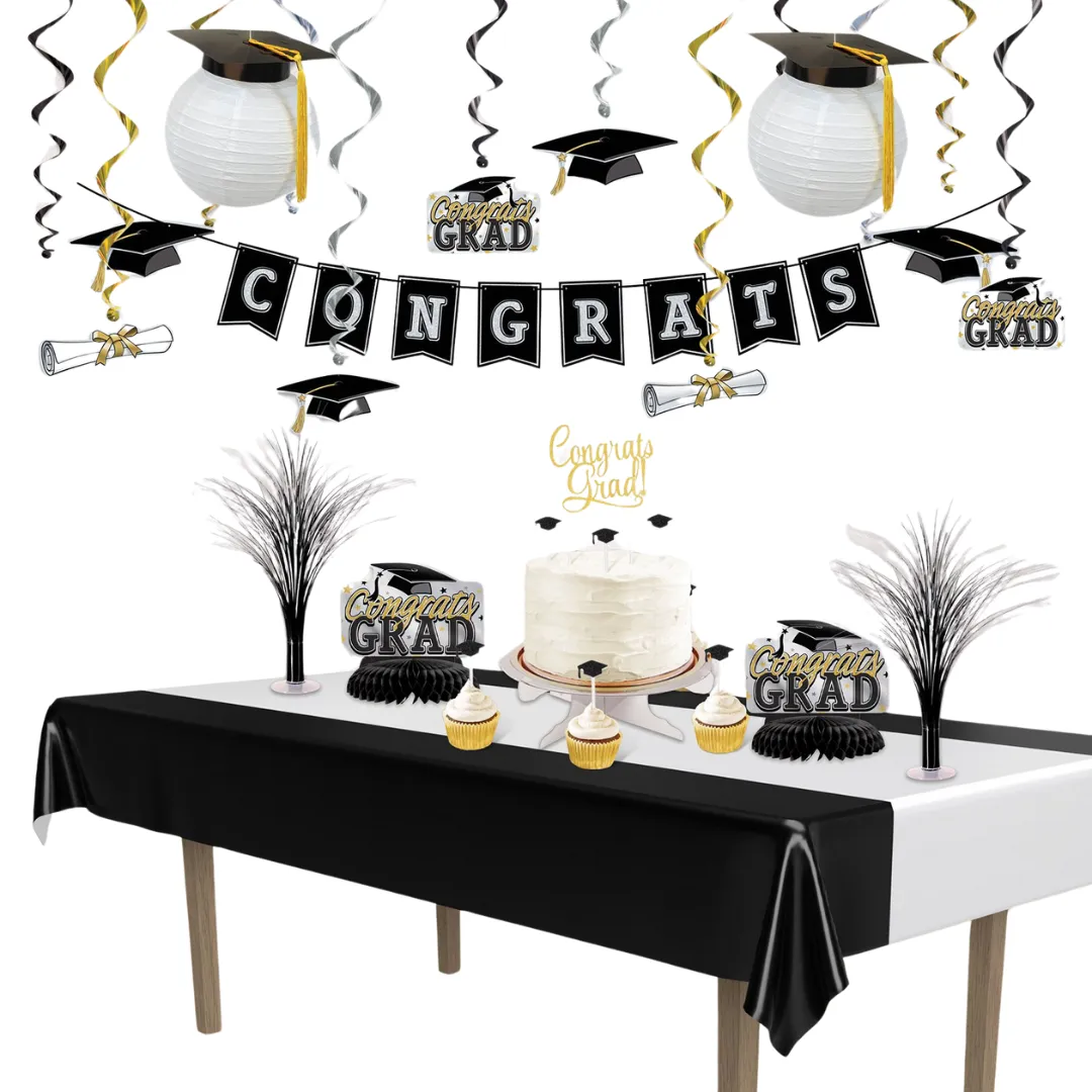 9.5" Graduation Cap Paper Lanterns - 2 pieces (Each)