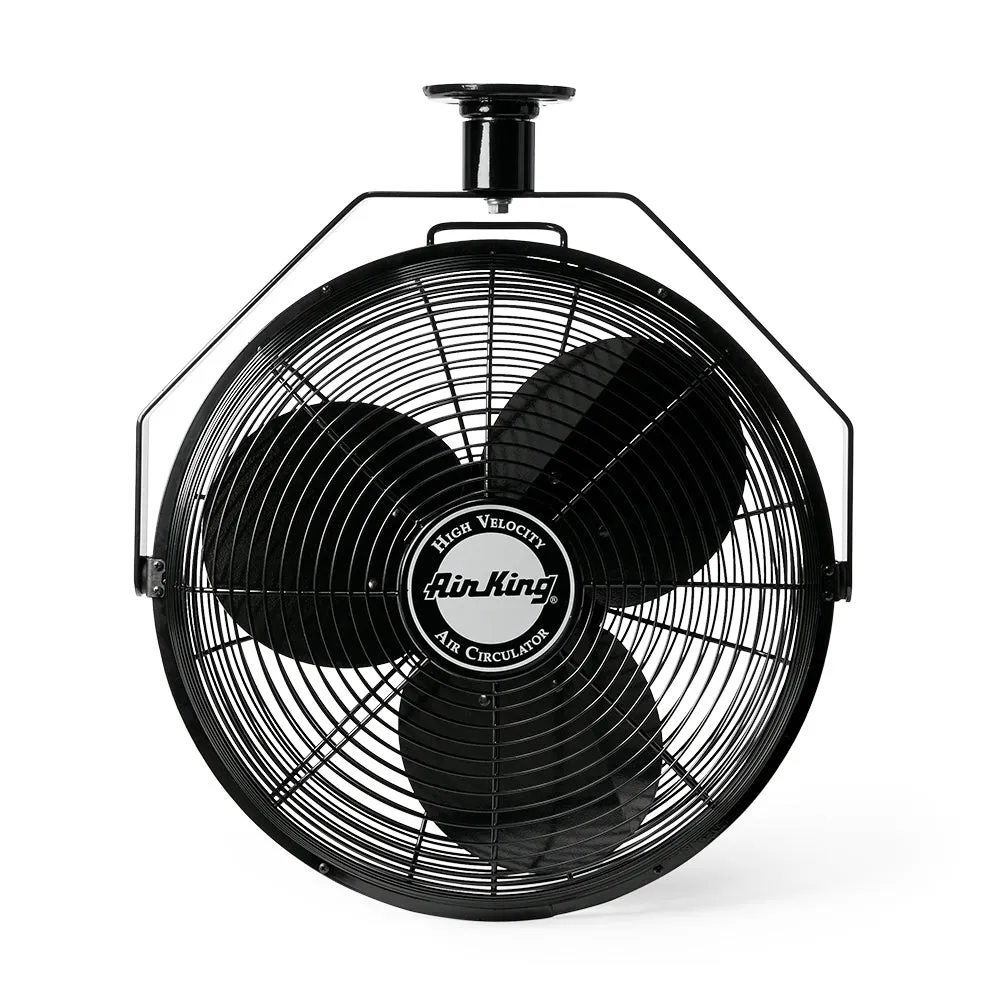 Air King 18" 1/16 HP Motor 3 Speed Non-Oscillating Enclosed Ceiling Mount Fan