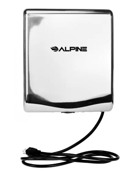 Alpine ALP405-10-CHR Willow High Speed Commercial Hand Dryer, 120V, Chrome