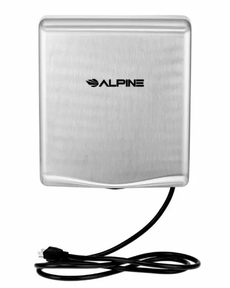 Alpine ALP405-10-SSB Willow High Speed Commercial Hand Dryer, 120V, Stainless Steel