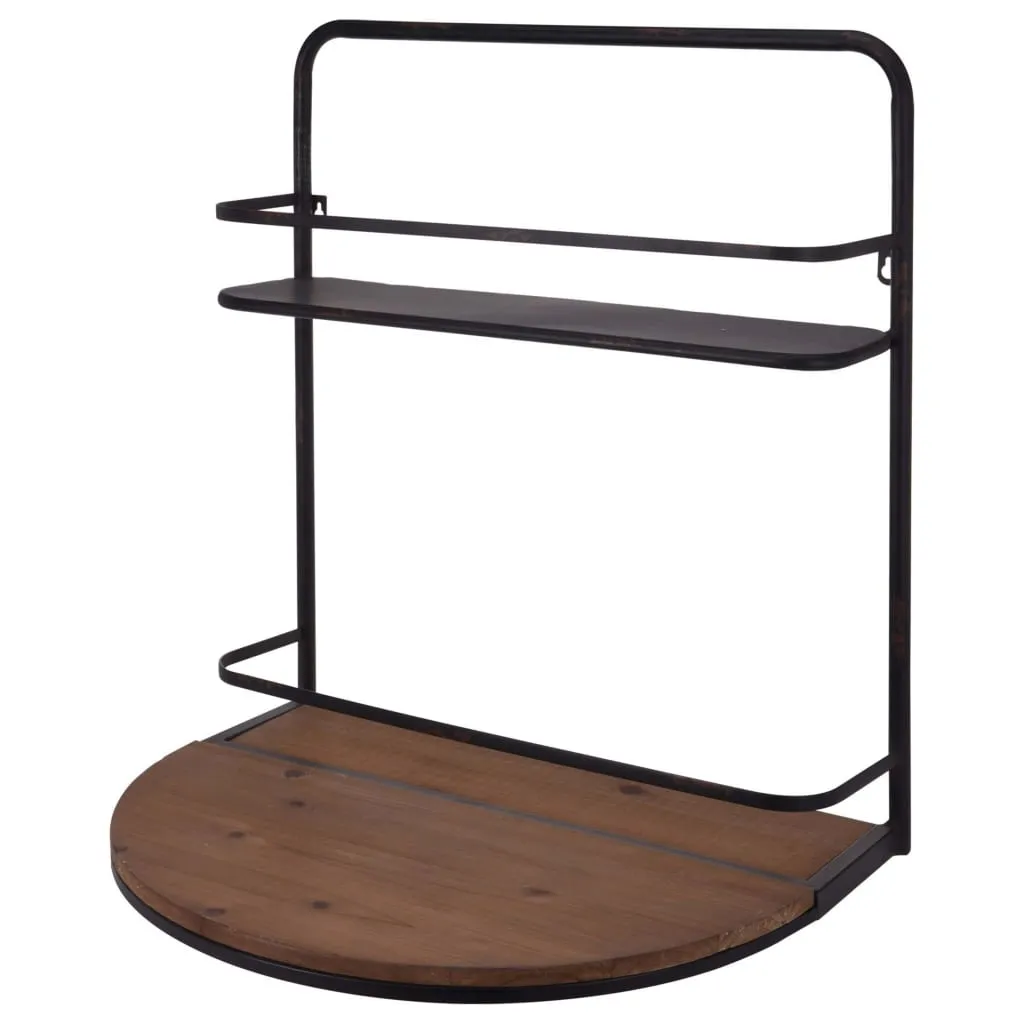 Ambiance Wine Bar with Foldable Shelf 56x42x61.5 cm