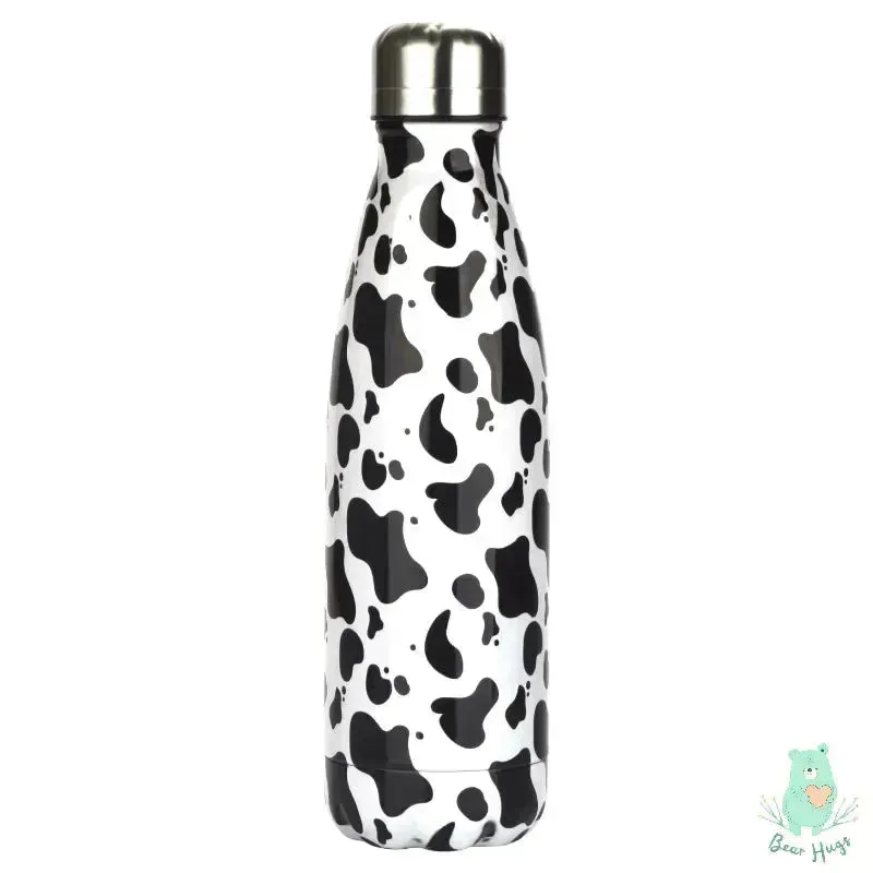 Animal Print Cola Metal Water Bottle (500 ml)