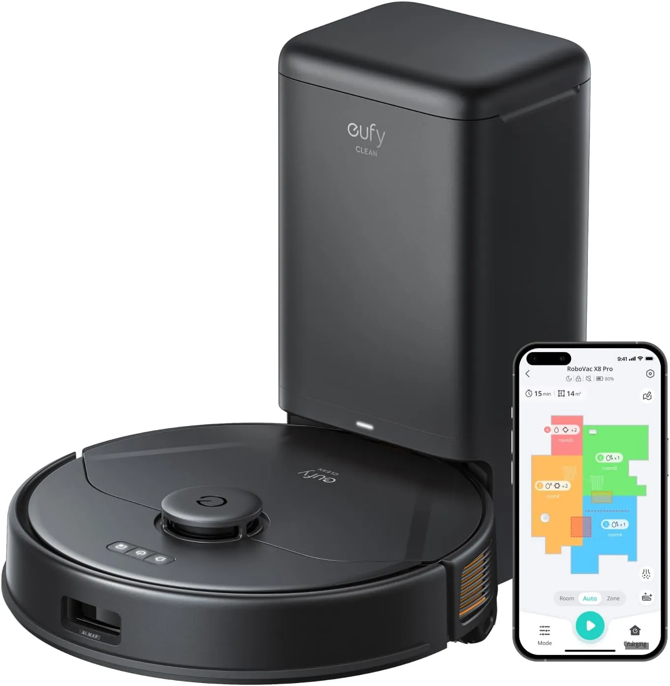 Anker Eufy Clean X8 Pro Robovac Black