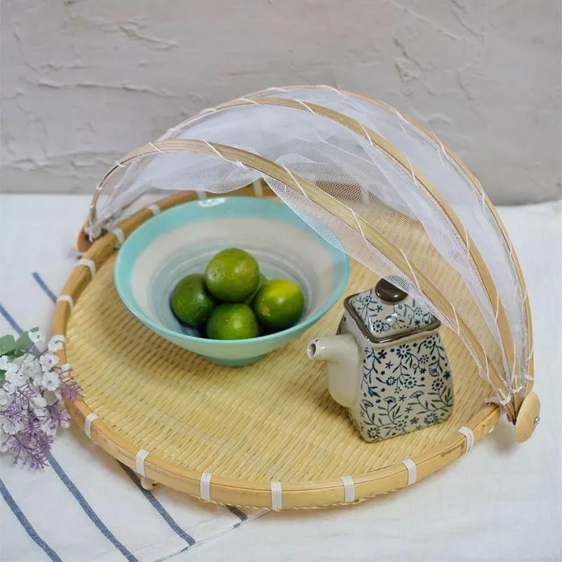 Anti-mosquito Food Serving Tent Basket Tray