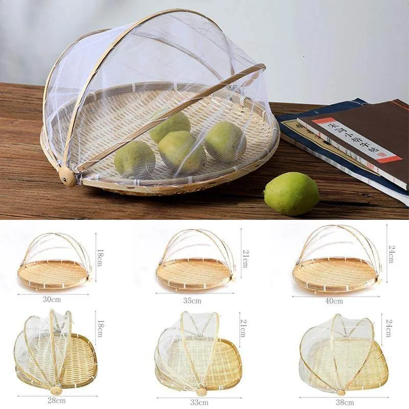 Anti-mosquito Food Serving Tent Basket Tray