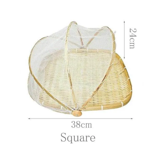 Anti-mosquito Food Serving Tent Basket Tray