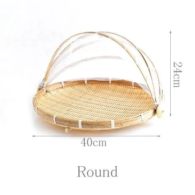 Anti-mosquito Food Serving Tent Basket Tray