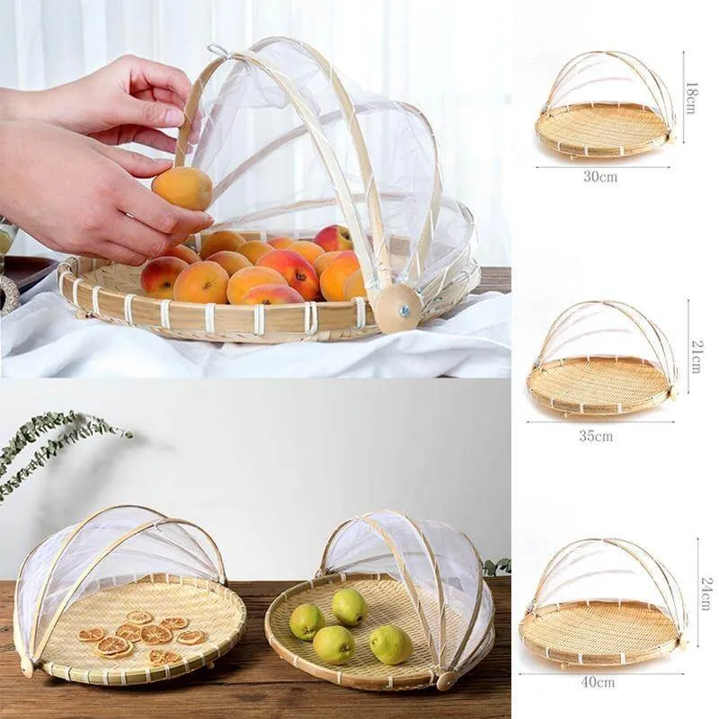 Anti-mosquito Food Serving Tent Basket Tray