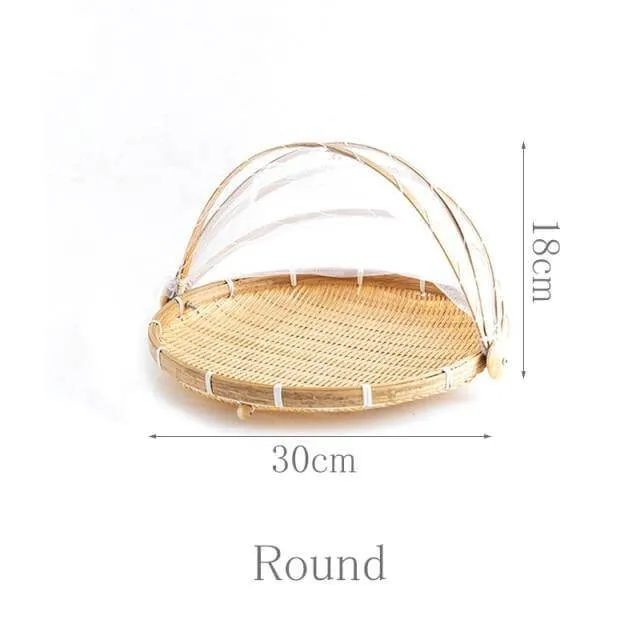 Anti-mosquito Food Serving Tent Basket Tray