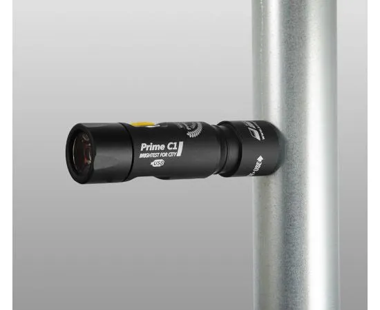 Armytek Prime C1 Magnet USB 18350 / XP-L Warm / 900 lm / TIR 20Â°:80Â° / 1x18350 or 1xRCR123