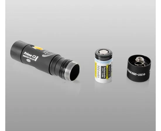 Armytek Prime C1 Magnet USB 18350 / XP-L Warm / 900 lm / TIR 20Â°:80Â° / 1x18350 or 1xRCR123