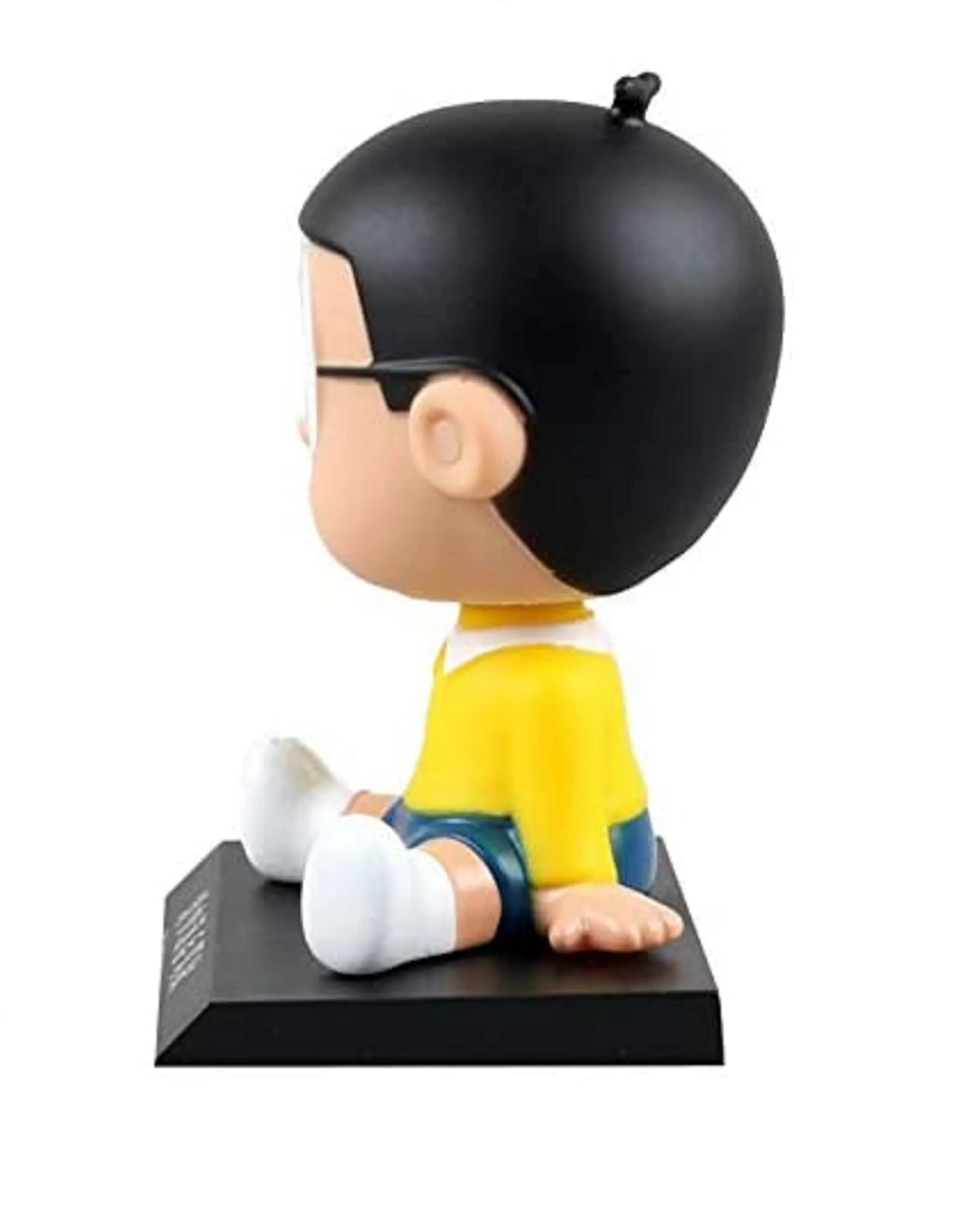 AUGEN Super Hero Nobita Doremon Action Figure Limited Edition Bobblehead with Mobile Holder for Car Dashboard, Office Desk & Study Table (Pack of 1)