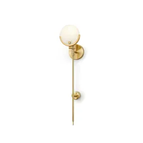 Ava Brass Wall Lamp