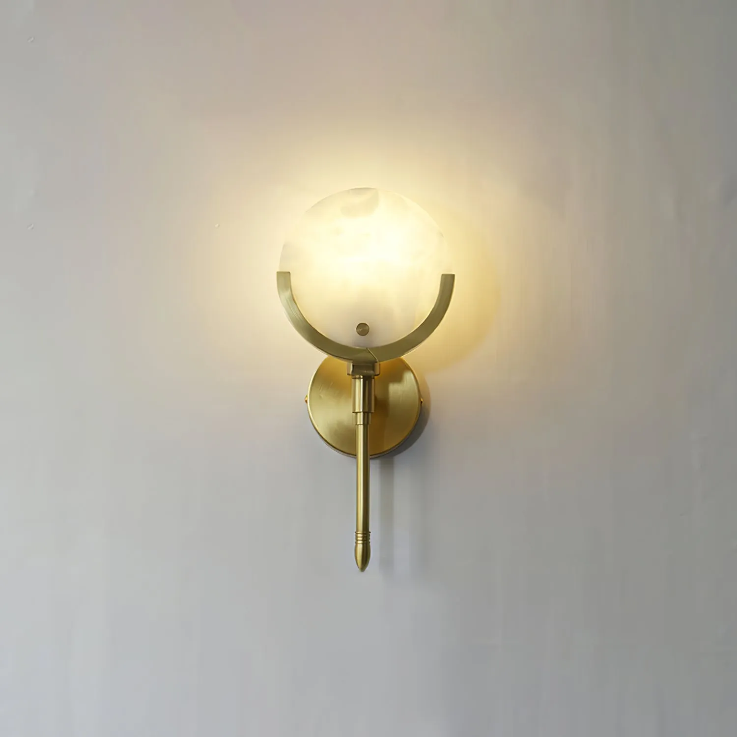 Ava Brass Wall Lamp