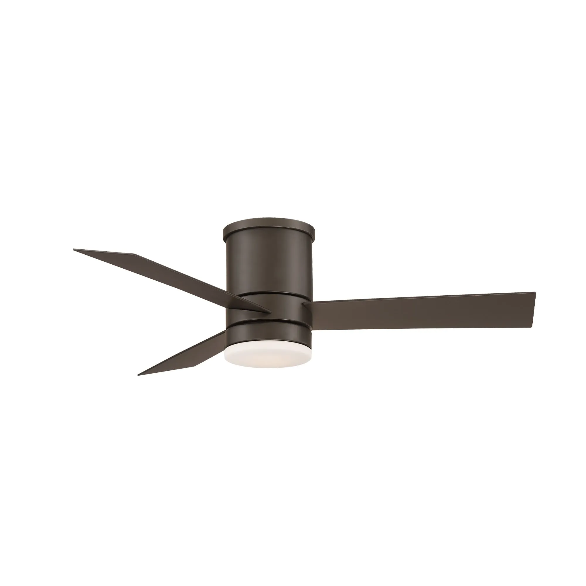 Axis Indoor/Outdoor 3-Blade 44" Smart Flush Mount Ceiling Fan with LED Light Kit and Remote Control