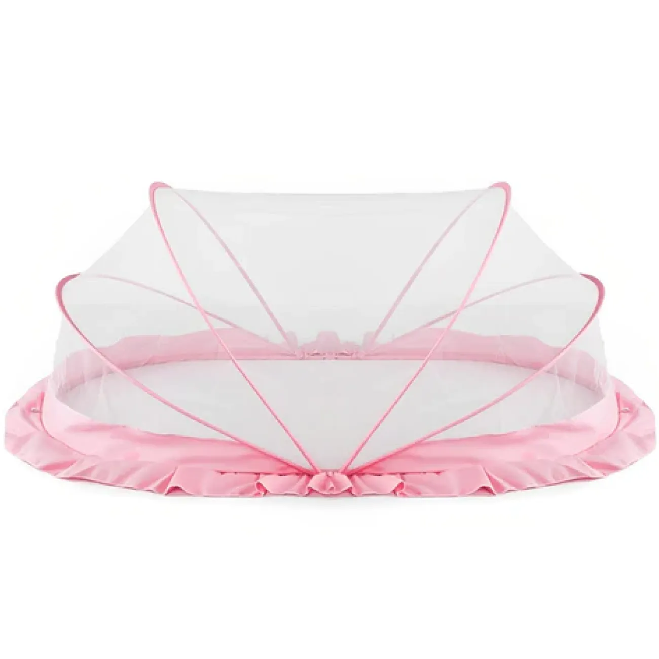 Baby Crib Mosquito Net | Color: Pink 135x65x65 cm