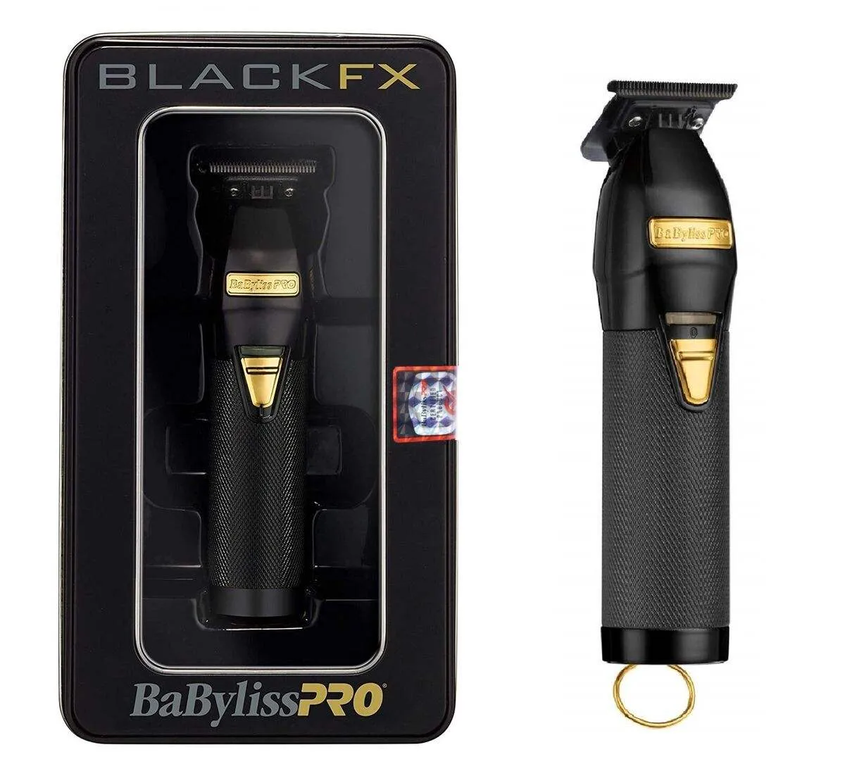 BaBylissPRO BlackFX Outlining Skeleton Trimmer – Precision Cordless Trimmer for Professional Grooming