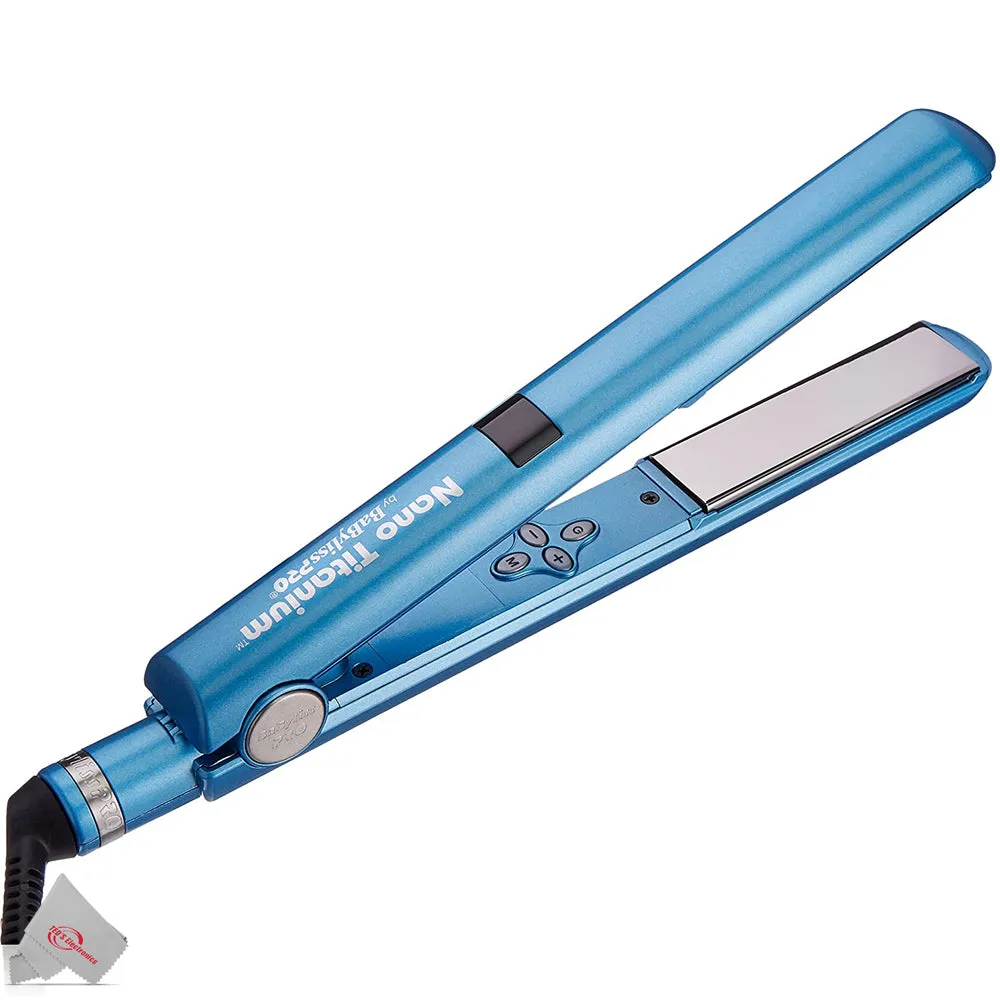 BabylissPRO Nano Titanium BNT4095TUC Digital Flat Iron - 1 Inch