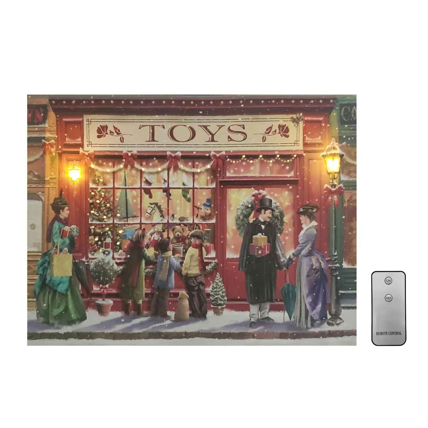 Battery-Operated Lighted Wall Art - Victorian Holiday Shop