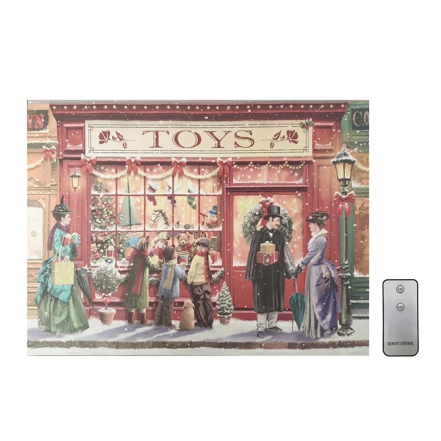 Battery-Operated Lighted Wall Art - Victorian Holiday Shop