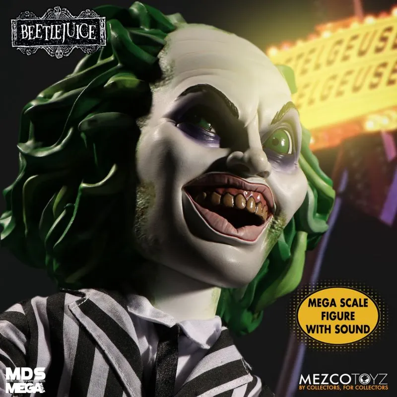 Beetlejuice Designer Series Mega Scale Talking Figure 15"