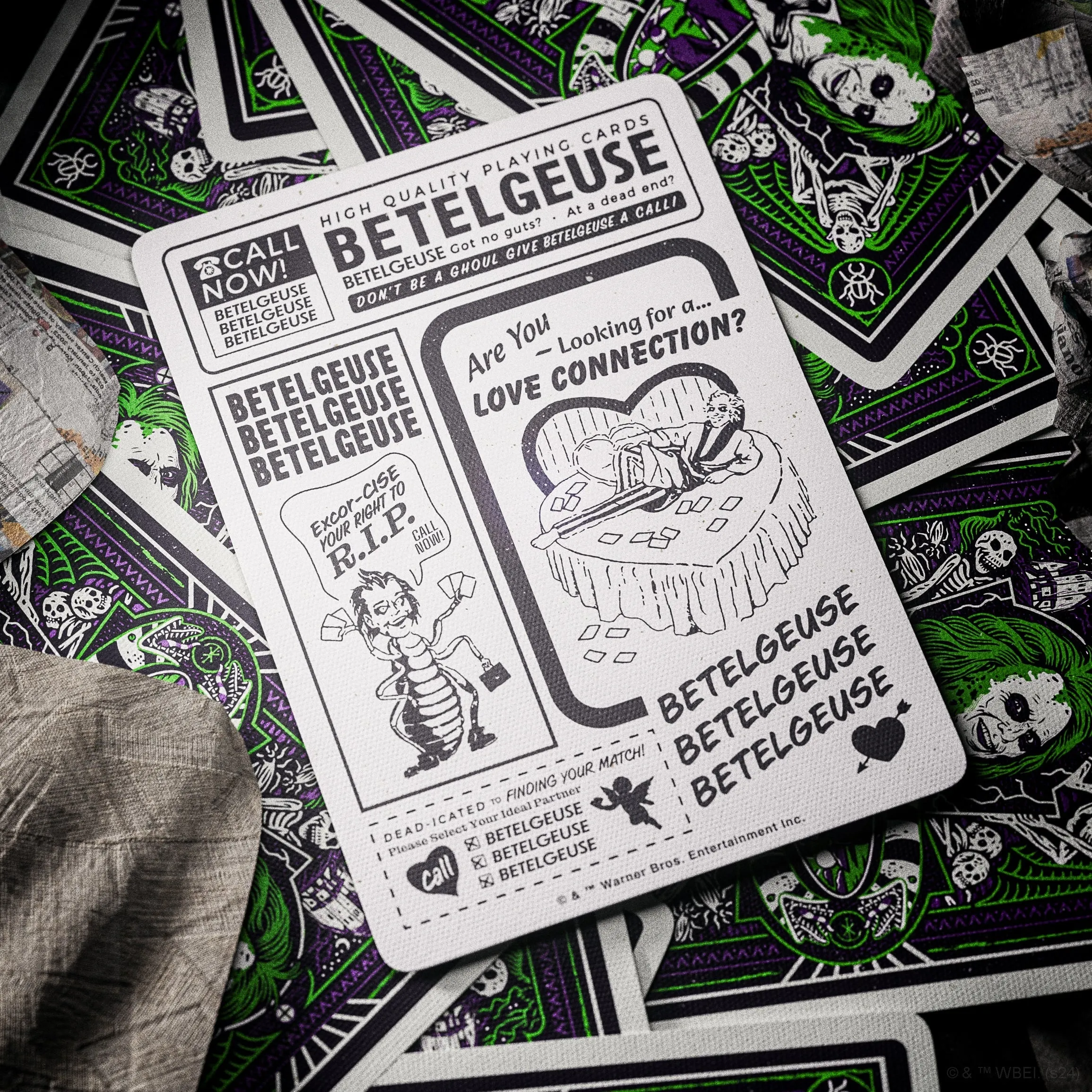 Beetlejuice Premium Playing Cards