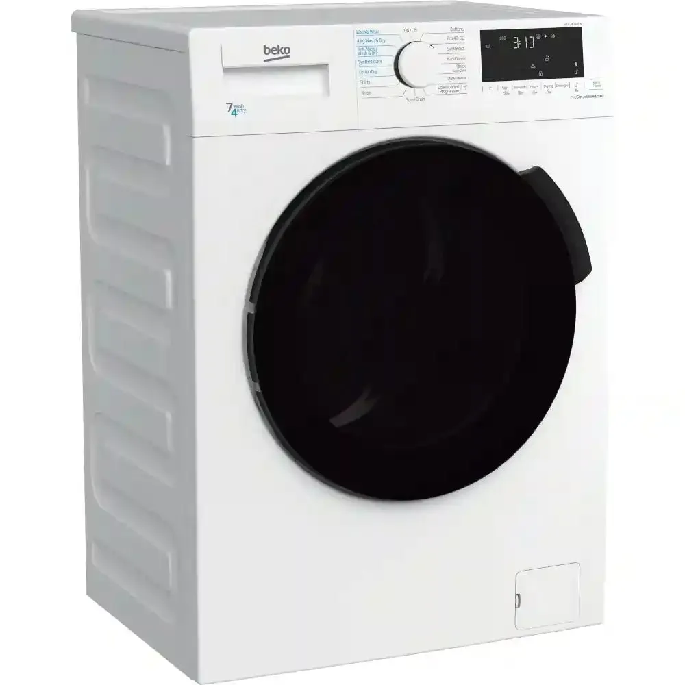 Beko WDL742441W 7kg-4kg 1200 Spin Washer Dryer - White